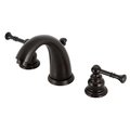 Kingston Brass KB985NL Widespread Bathroom Faucet, Oil Rubbed Bronze KB985NL